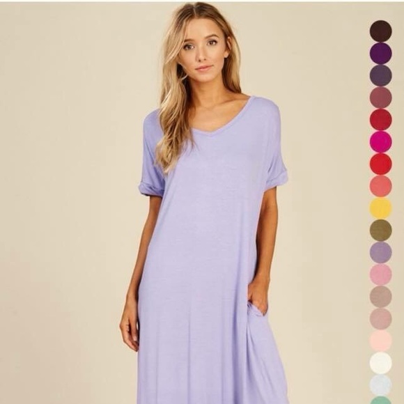 lavender maxi dress casual
